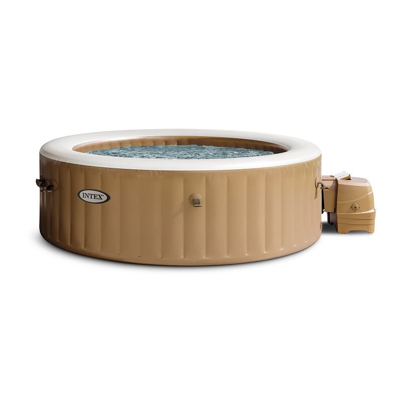 Intex - Spa gonflable PureSpa Sahara 8 places + emplacement pour stérilisateur au sel