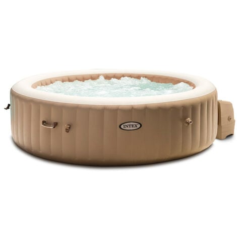 Spa gonflable INTEX PureSpa Sahara à bulles - 6 places - Beige