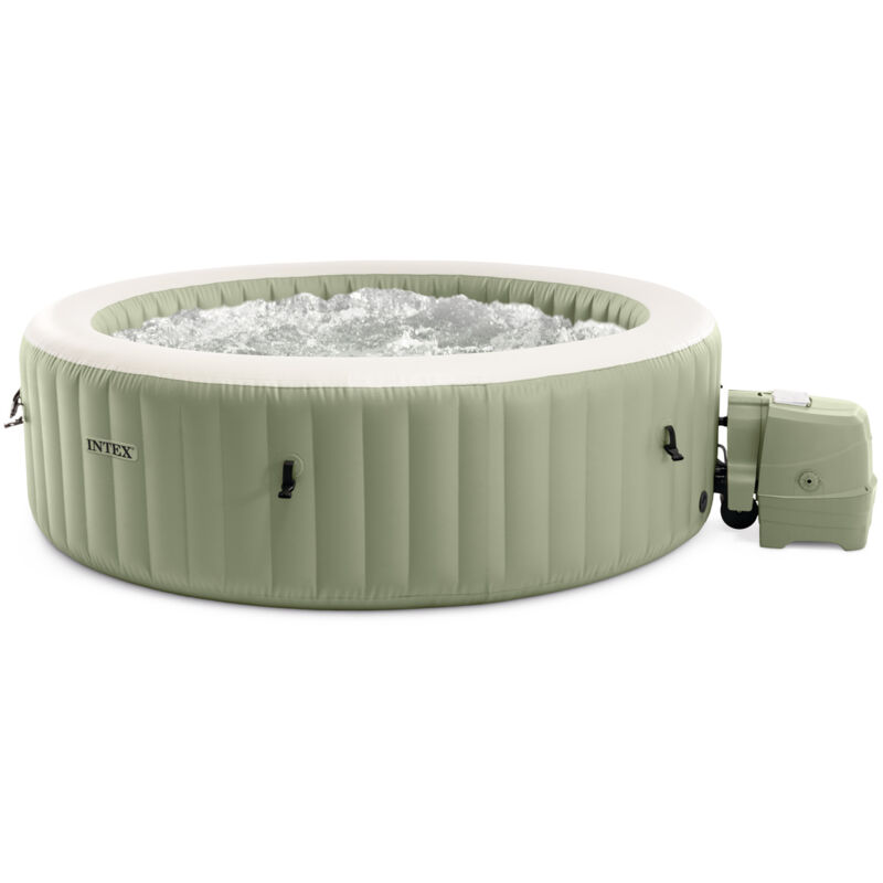 Spa gonflable PureSpa Olive rond Bulles 4 places - Intex
