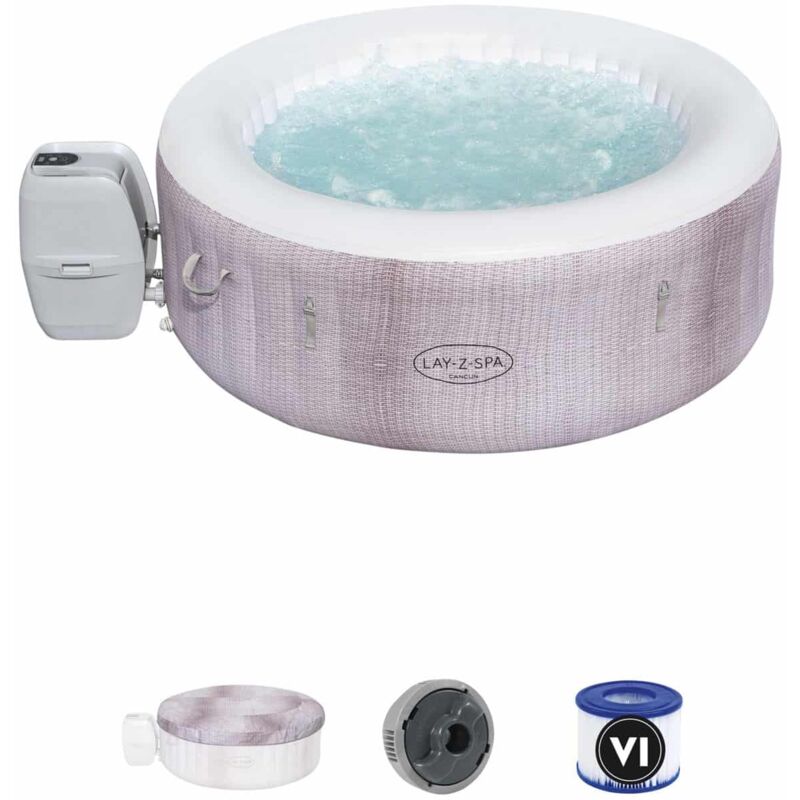 

Spa Hinchable Lay-Z-Spa Cancún Para 2-4 personas Redondo 180x66 cm - bestway