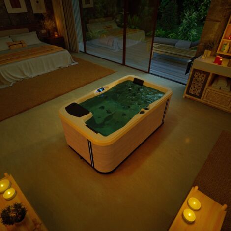 Spa rigide Happy 2 Kinedo - 2 places - Bois