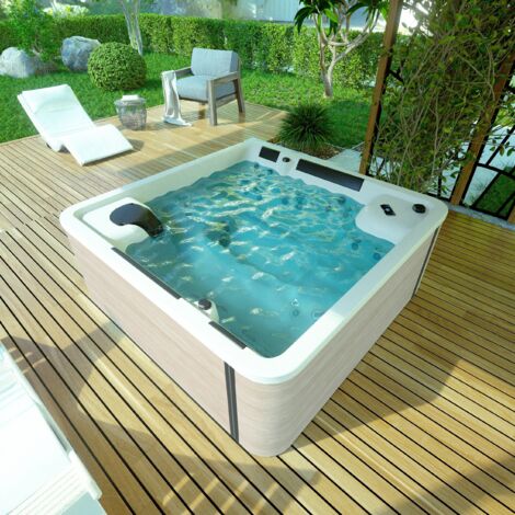 Spa rigide Happy 6 Kinedo - 6 places - Bois
