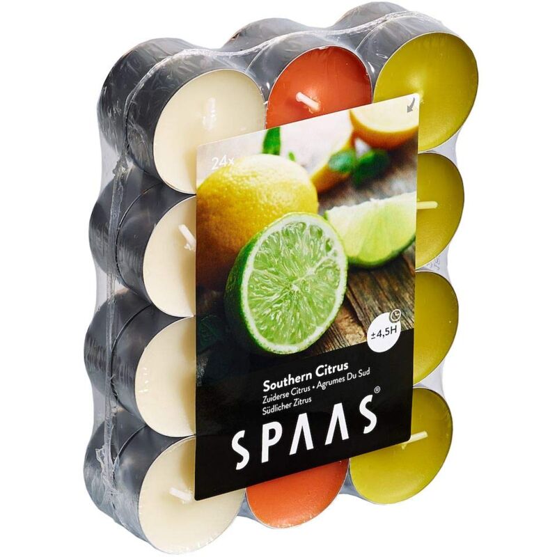 Spaas 24 lumini profumati, Colori Assortiti, ± 4,5...