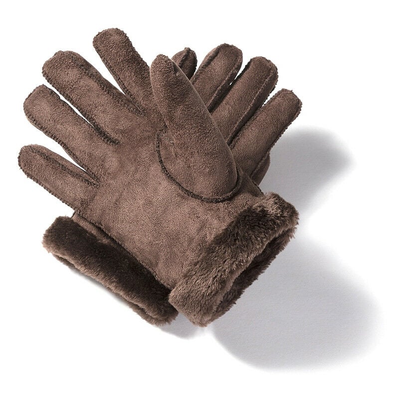 

Guantes de cuero unisex , Guantes de invierno , Para bici, moto o paseo , Elegantes y resistentes (M, Marrón) - Spaceflight