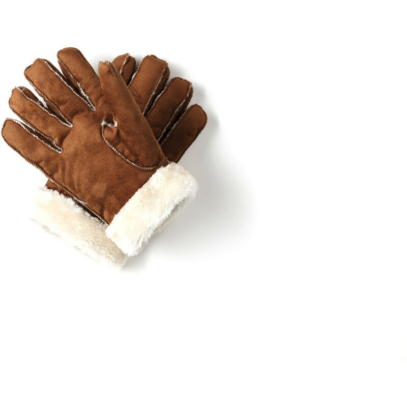 

SPACEFLIGHT Guantes de cuero unisex Marró claro S , Guantes de invierno , Para bici, moto o paseo , Elegantes y resistentes