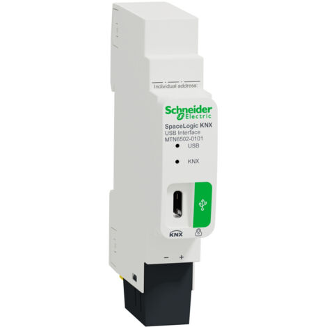 SpaceLogic KNX USB interface secure rail Din SCHNEIDER MTN6502-0101