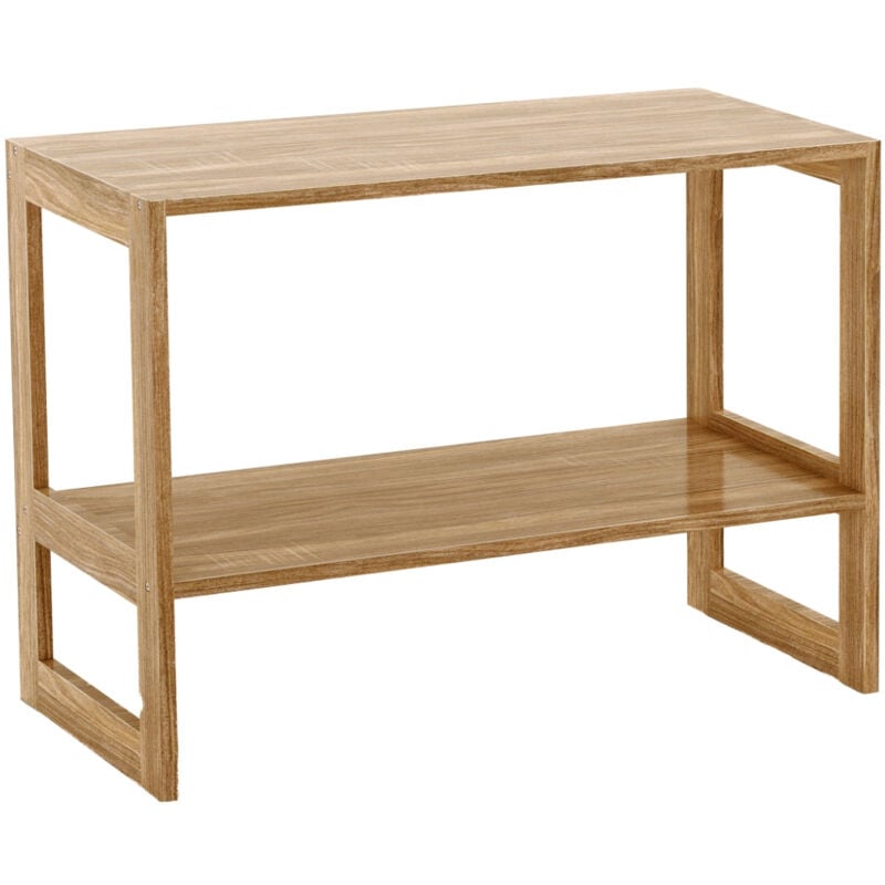 SpaceQub Étagère à 2 niveaux 69x33.5x51cm 7house