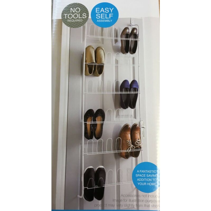 Spaceways 18 Pair Shoe Rack Space Saving Design G328555