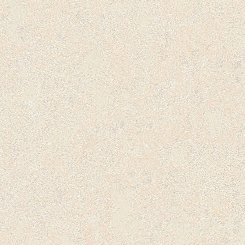 Profhome - Spachtel Putz Tapete 393874 Vliestapete Mit Struktur Glänzend Creme Beige 5, 33 M2