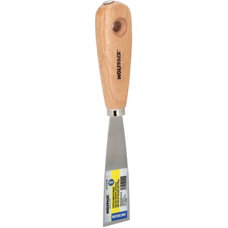 Spachtelblatt mit Holzgriff 30 mm.