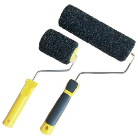 Spachtelrolle mit Griff - Spachtelrolle - Spezialrolle für Spachtelmasse - Rolle zum Auftragen von Spachtelmasse und Putz