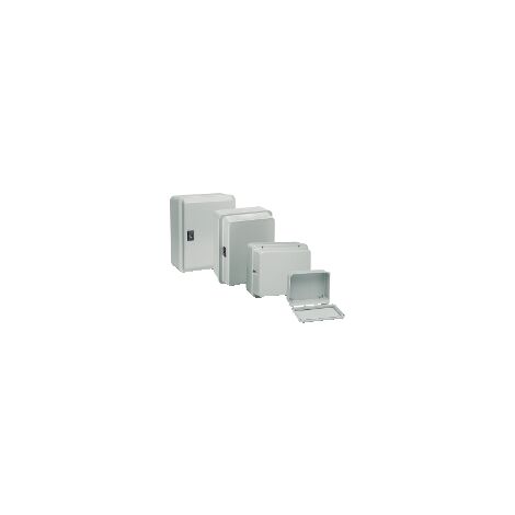 Spacial - boîte acier - couvercle bas - sans prédécoupage - 256x206x93mm - NSYDBN2520