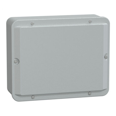 Spacial - boîte acier - couvercle bas - sans prédécoupage - 256x206x93mm - NSYDBN2520