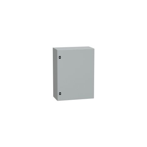 Spacial CRN - coffret acier avec platine - H800xL600xP300mm - châssis plein - NSYCRN86300P