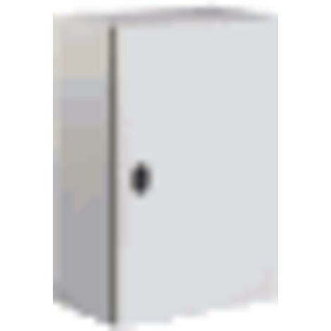 Spacial S3D plain door with mount.plate. H400xW400xD200 IP66 IK10 RAL7035. - NSYS3D4420P