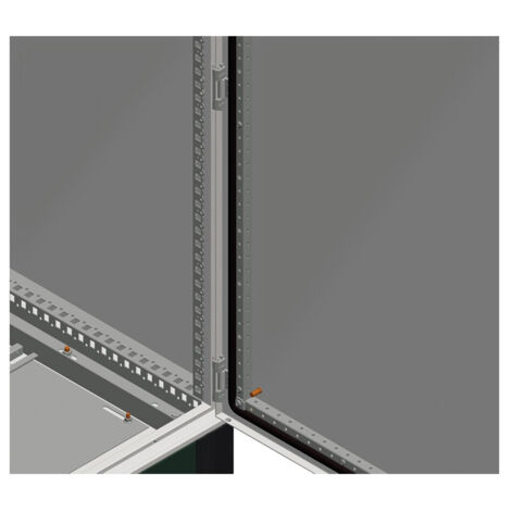 Spacial SM - 2 profilés adaption verticaux avant - 1400mm - NSYSMVR14