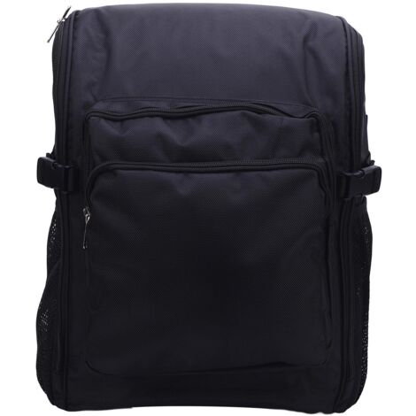 Spacnana Reinigungsrucksack, 1000D Oxford-Gewebe, spritzwassergeschützt und geräumig, für Reinigungsfachkräfte (SCHWARZ)
