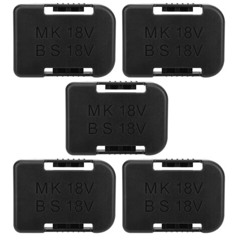 Spacnana Sicheres Batterieregal für Batterieaufbewahrung, Klemm-/Montagehalterung, Eckmontage, ABS + PC, 9,5 x 7 x 2,5 cm, Aufbewahrungsbehälter (Schwarz).