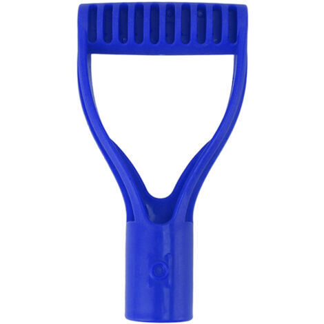 Spade Handle Plastic 32mm Inner Diameter D Grip Handle Shovel Handle Replacement for Snow Shovel Digging Raking Blue