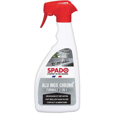 Spado Alu Inox Chrome nettoyant 500 ml parfum frais