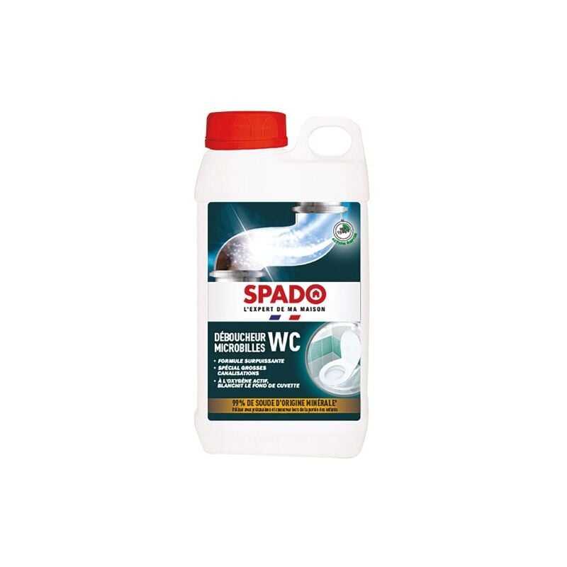 Déboucheur wc microbilles 1kg - Spado
