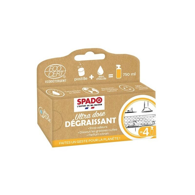 Spado - Ultra dose degraissant ecocert 8 g (lot de 4)