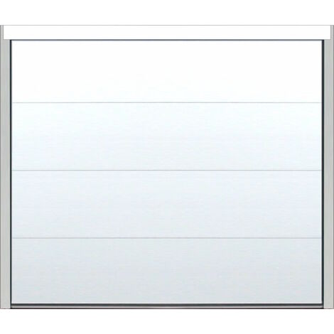 Spadone – Porte de garage sectionnelle motorisée 240x200 cm – Épaisseur 40 mm – Panneau polygrain isolé – Moteur ONE 600 avec 2 télécommandes