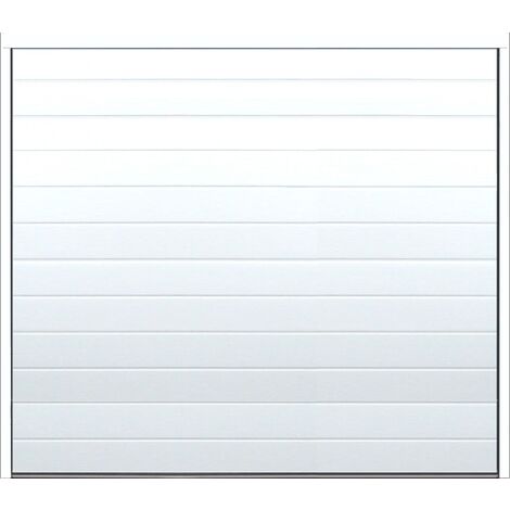 Spadone – Porte de garage sectionnelle motorisée – Blanc RAL 9016 – Panneaux sandwich 40 mm – Motorisation ONE avec 2 télécommandes – Dimensions l.300 x H.300 cm