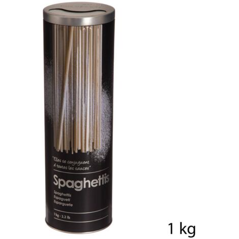 Spaghettidose aus metall black edition schwarz - 5five