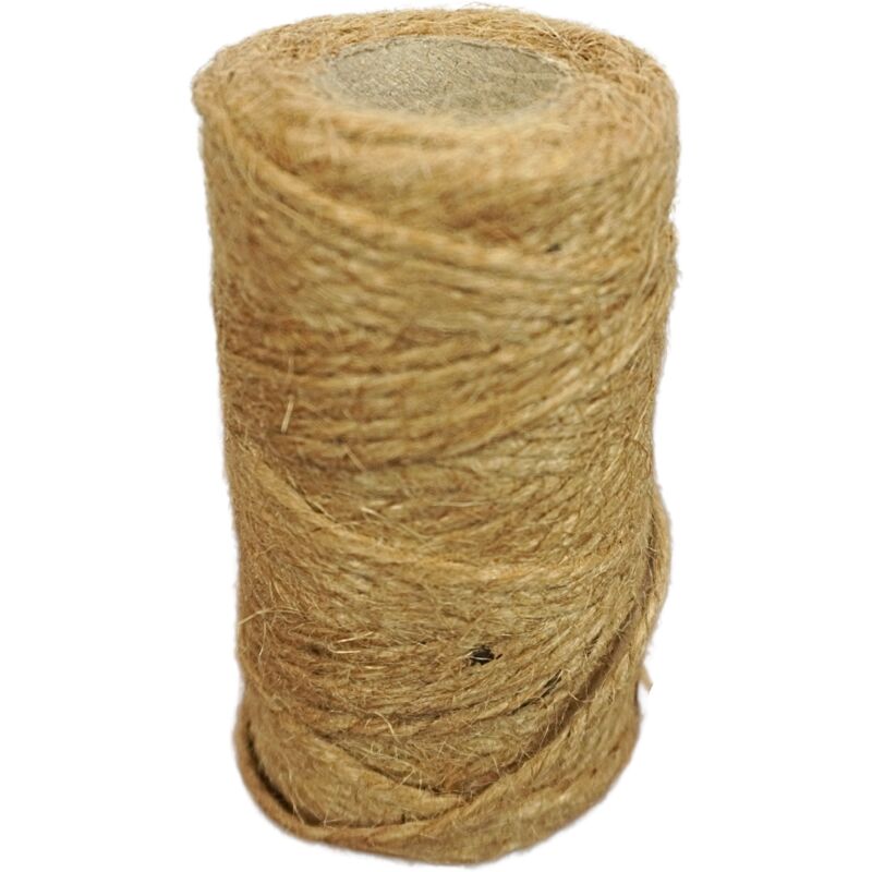 SPAGO DI IUTA 2mm 50m DECORATIVO NATURALE PER IMBALLAGGIO DISEGNO MACRAME