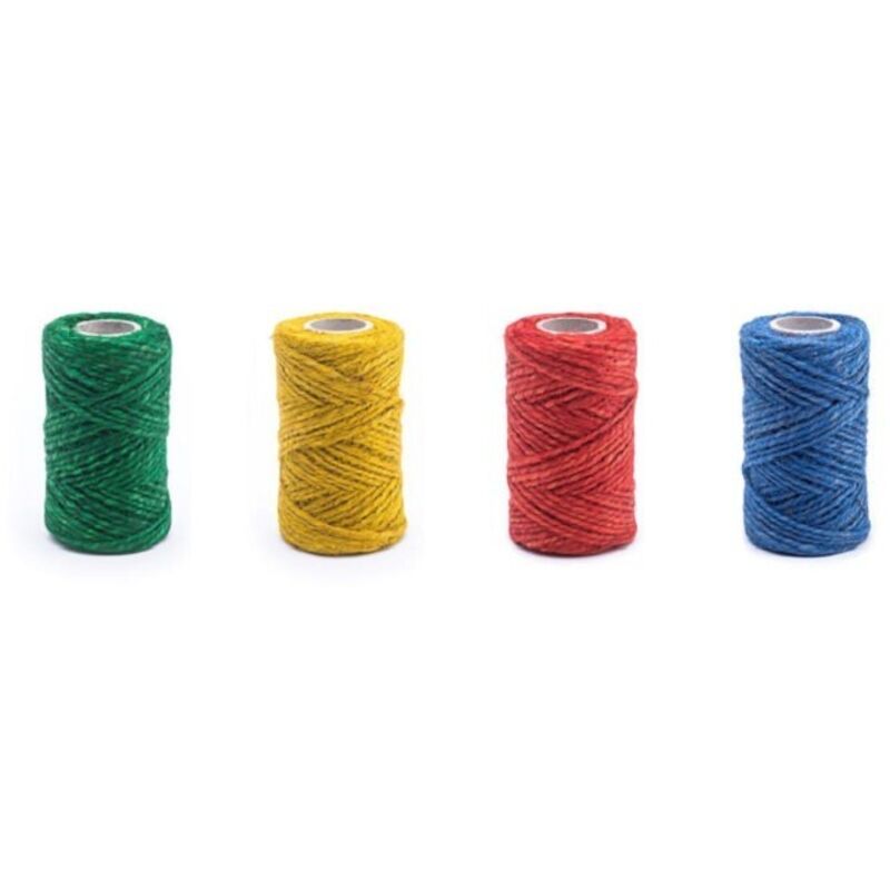 Spago di iuta colorato 30 g 15 m