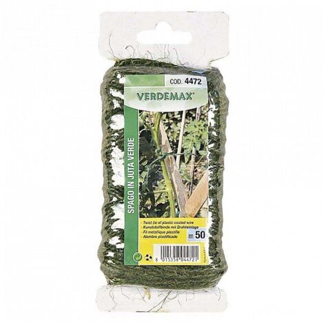 Spago in juta, 50 mt, colore verde