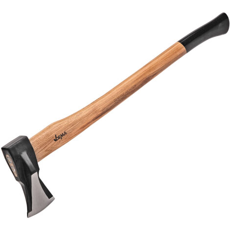 Spaltaxt Axt 2 kg mit Hickory Holzstiel 80 cm Holzbeil Beil Spaltbeil Holzaxt