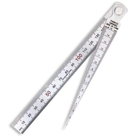 Spaltlehren-Set Fühlerlehre Lineal Messlehre Reglet Lineal Fühlerlehren Nietwerkzeug Keilform Lineal Stahlventil