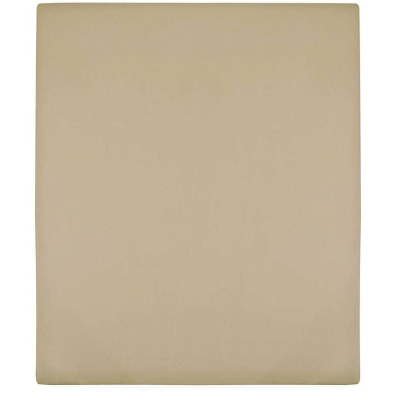 Spannbettlaken Jersey Taupe 160x200 Cm Baumwolle Vidaxl