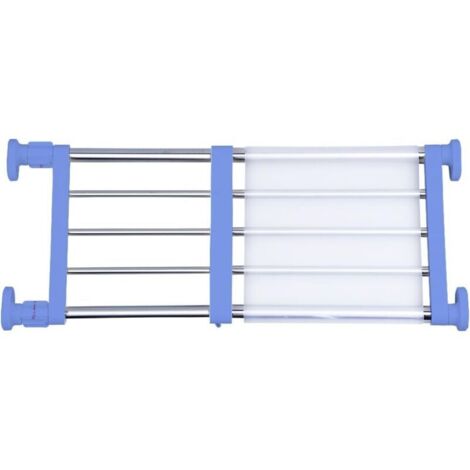 Spannen des Schrankregals und der ausziehbaren Metallaufbewahrungsstange, verstellbares Regal, DIY-Organizer, Raumteiler