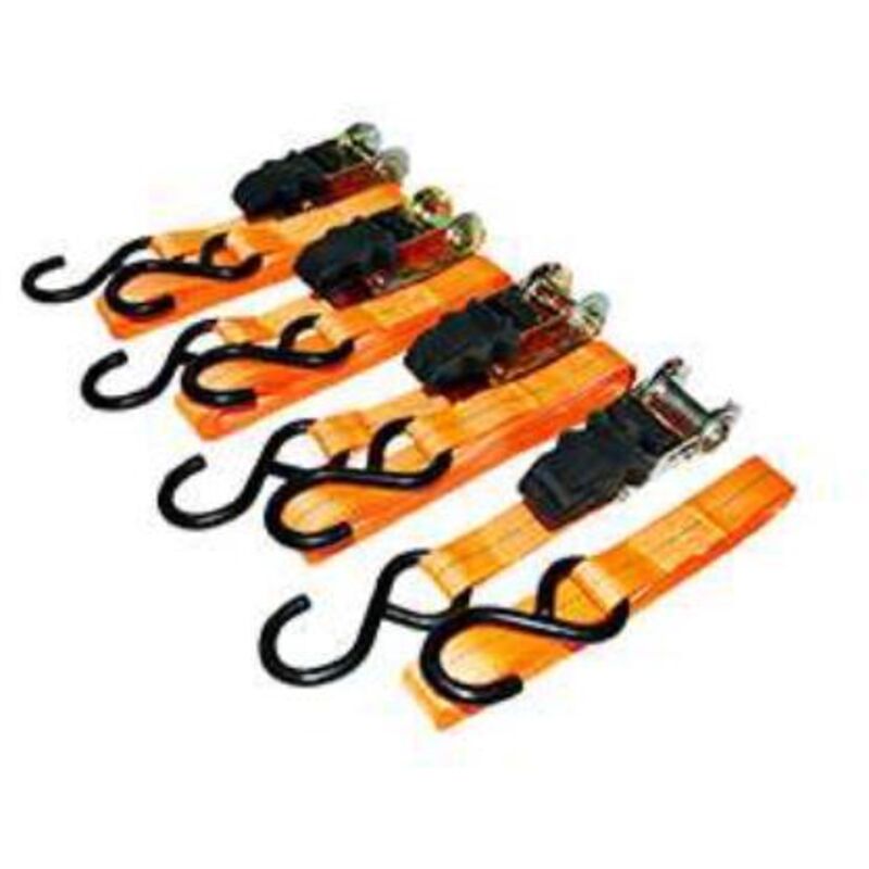 LAS - Zurrgurt- Spanngurt 25 mm x 5 m mit Ratsche u. Haken Gurt Ratschengurt