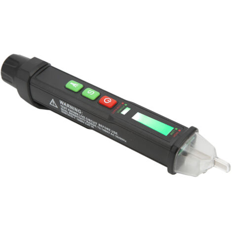 Spannungsprüfstift mit zwei Messbereichen, akustischem und optischem Alarm – berührungsloser Wechselstromdetektor mit LED-Taschenlampe