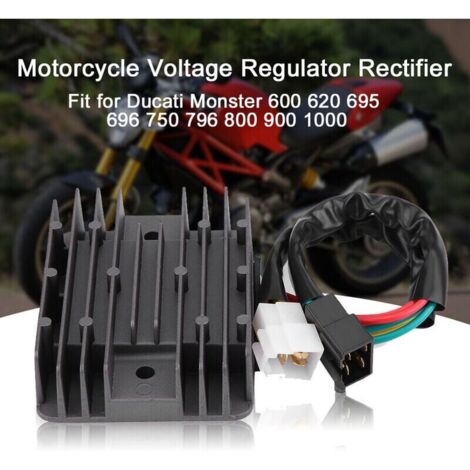 Spannungsregler-Gleichrichter für Motorräder der Modelle Ducati Monster 600, 620, 695, 696, 750, 796, 800, 900 und 1000