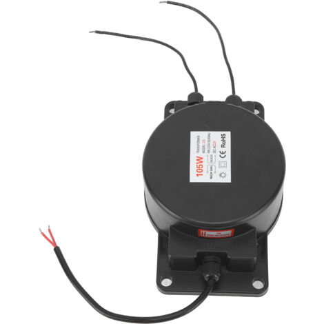 Spannungswandler-Transformator für Poolbeleuchtung, 105 W, 220 V auf 12 V, Landschaftstransformator für den Außenbereich, wasserdicht IP68, Netzteilkonverter für