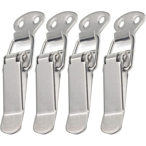 Spannverschluss aus Edelstahl mit Schraube, 56-mm-Hebelverschluss, Knebelverschluss mit Federriegel, Klemmclip, Verschluss