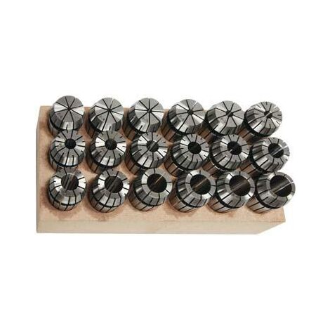 Spannzangen-Set DIN6499B ER16 1-10mm, 10tlg. Rundlauf kleiner 0,007 mmFORMAT
