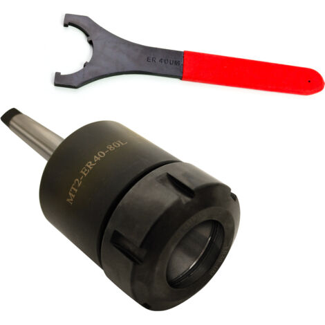 Spannzangenfutter ER40 / MK2 Spannzange Futter Kegellänge 80mm für Drehmaschine