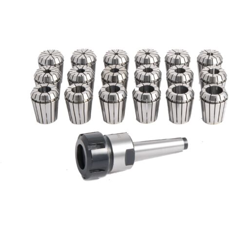 Spannzangenfutter mit MT4/M16/ER32 Spannzangen, 3-20mm  OPTIMUM 3352094