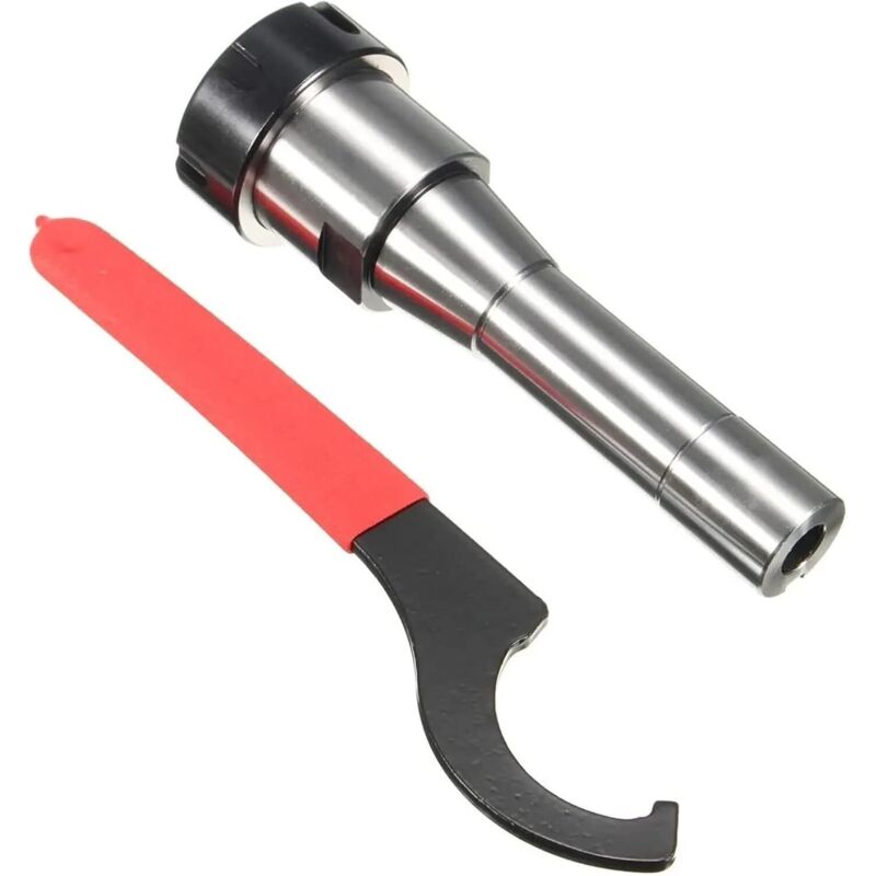 Image of Spannzangenhalter R8 ER32 7/16 Spannzangenhalter CNC Fräswerkzeug mit Schraubenschlüssel