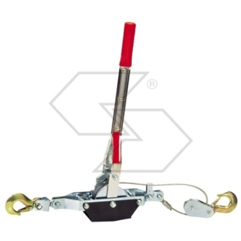 Spannzug Zuggewicht 1.000 kg max. Spannweite 2 m Seil Ø  5 mm