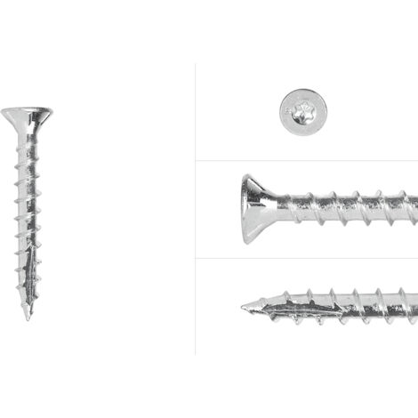 Spanplattenschrauben Verzinkt 4 x 35 mm Torx 20 Vollgewinde -