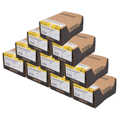Spanplattenschrauben Verzinkt 4 x 60 mm Torx 20 Teilgewinde -