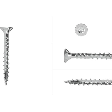 Spanplattenschrauben Verzinkt 4,5 x 40 mm Torx 25 Teilgewinde -
