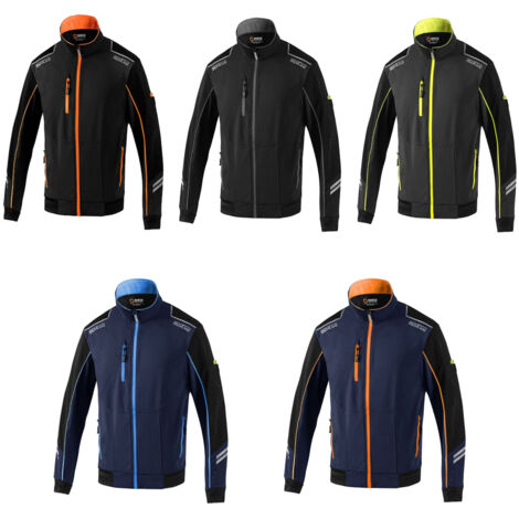 Sparco 02413GSGF Tech Light-Shell Arbeitsjacke Austin Grau/Gelb M